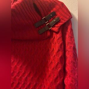 2 for $30
Elegant Red Cable Knit Sweater Dress